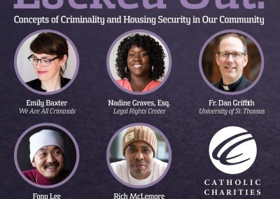 March 30, 2023: Locked Out: Concepts of Criminality and Housing Security in our Community