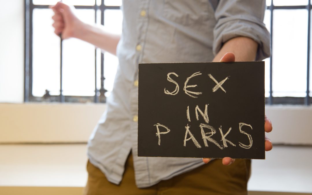 Parks employee: Indecent Exposure, Trespassing